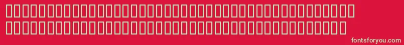 SerifBlack Font – Green Fonts on Red Background