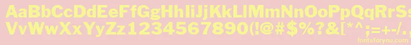 More about Jackroman Font Jackroman Font – Yellow Fonts on Pink Background