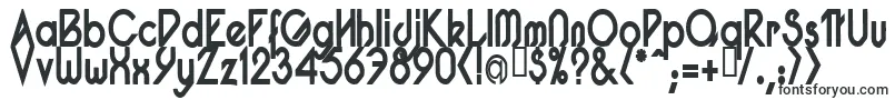 Czcionka PacotillNarrowBod – pogrubione fonty