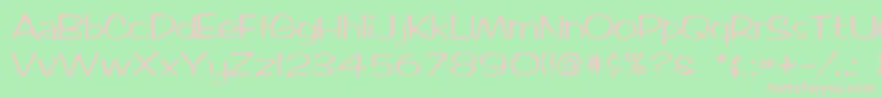 Firgid Font – Pink Fonts on Green Background