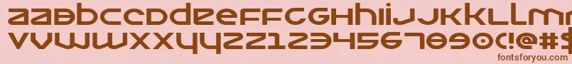 More about Opilioexp Font Opilioexp Font – Brown Fonts on Pink Background