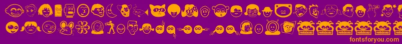 Más sobre la fuente Greah fuente Greah – Fuentes Naranjas Sobre Fondo Morado