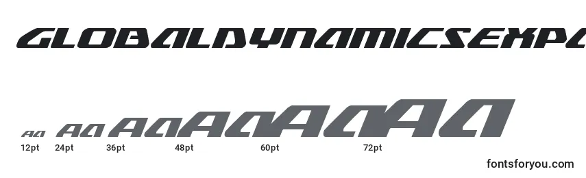 Globaldynamicsexpandital Font Sizes