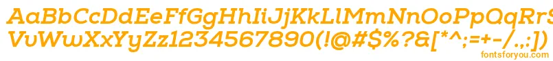 NexaSlabXboldItalic Font – Orange Fonts