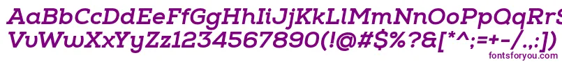 NexaSlabXboldItalic Font – Purple Fonts