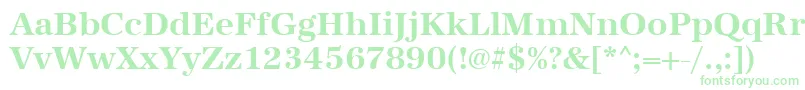 UrwantiquatBold Font – Green Fonts on White Background