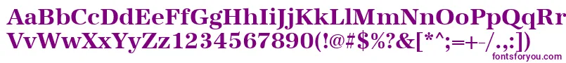 UrwantiquatBold Font – Purple Fonts on White Background