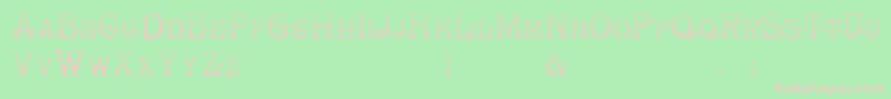 HerrfochGradient Font – Pink Fonts on Green Background