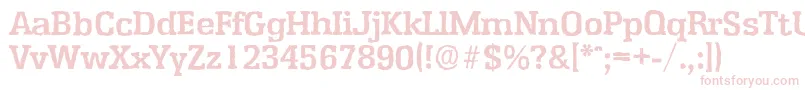 EnschedeantiqueBold Font – Pink Fonts on White Background