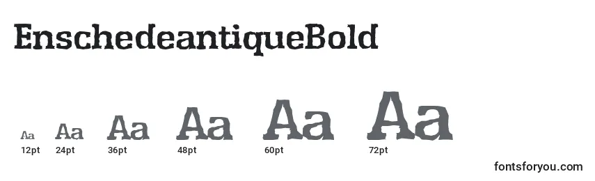 EnschedeantiqueBold Font Sizes