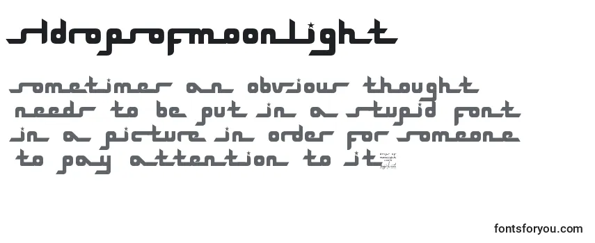 フォントSlDropsOfMoonlight