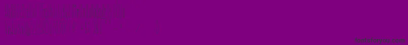 Everglow Font – Black Fonts on Purple Background
