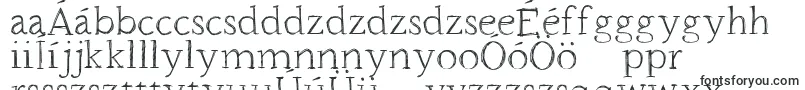 Houndville-fontti – unkarilaiset fontit