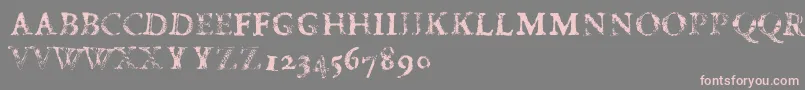 FdCarimboh Font – Pink Fonts on Gray Background