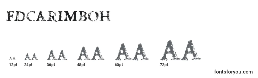 FdCarimboh Font Sizes
