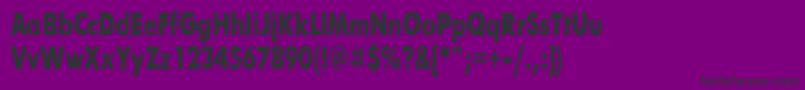 FuturisBold71b Font – Black Fonts on Purple Background