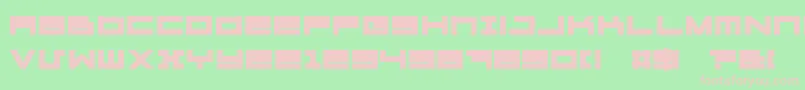 MegatonHeavy Font – Pink Fonts on Green Background