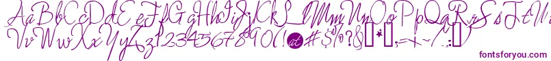 Enchanted ffy Font – Purple Fonts