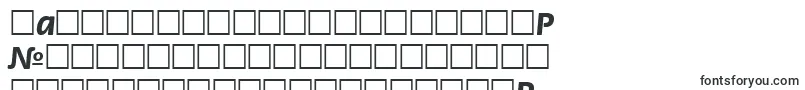 FiestaBold-Schriftart – kirgisische Schriften