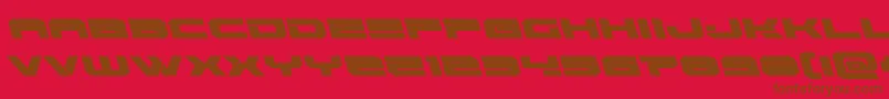 Eridanusleft Font – Brown Fonts on Red Background