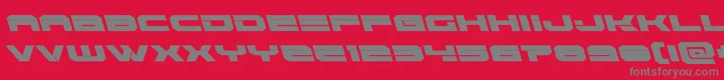 Eridanusleft Font – Gray Fonts on Red Background