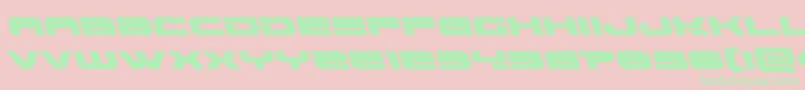 Шрифт Eridanusleft – зелёные шрифты на розовом фоне