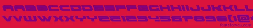 Eridanusleft Font – Purple Fonts on Red Background