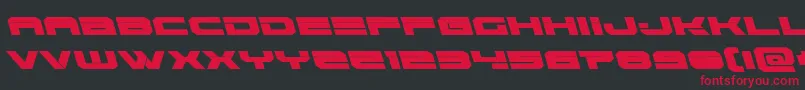 Eridanusleft Font – Red Fonts on Black Background