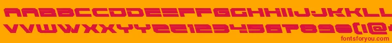 Eridanusleft Font – Red Fonts on Orange Background
