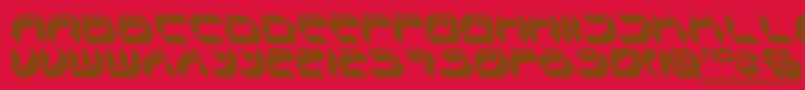Weitere Informationen zur Spondulixnf-Schriftart Spondulixnf-Schriftart – Braune Schriften auf rotem Hintergrund