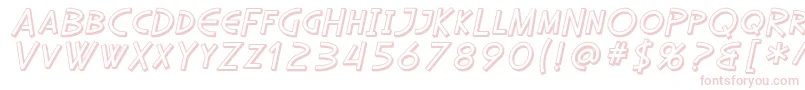 SfDiegoSansShadedOblique Font – Pink Fonts