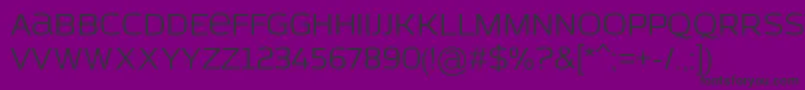 AzoftSans Font – Black Fonts on Purple Background