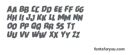 Review of the Howlinmadstagrotal Font