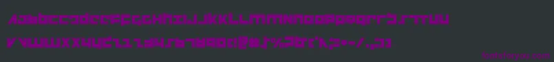 Flight Font – Purple Fonts on Black Background