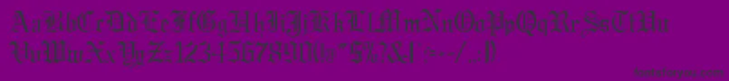 More about GregorianRegularDb Font GregorianRegularDb Font – Black Fonts on Purple Background