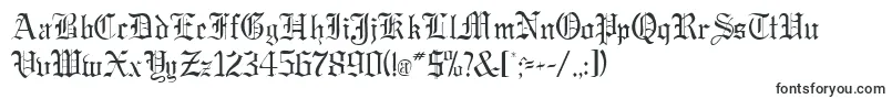 GregorianRegularDb-fontti – Alkavat G:lla olevat fontit