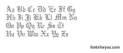 Review of the GregorianRegularDb Font