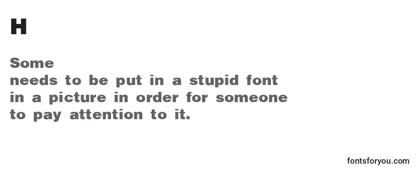HelveticaBlackSemibold-fontti