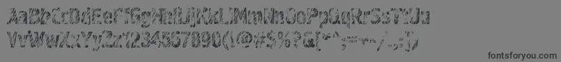 Graffiti3ctt Font – Black Fonts on Gray Background