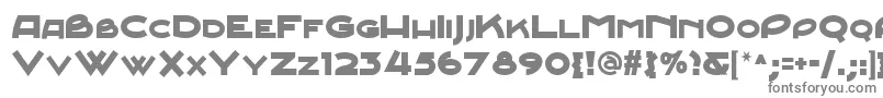 フォントJunebug ffy – 白い背景に灰色の文字