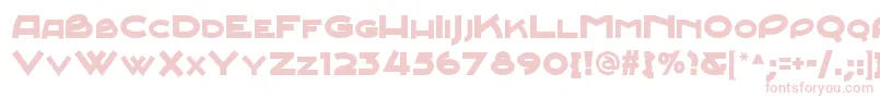 Junebug ffy Font – Pink Fonts on White Background