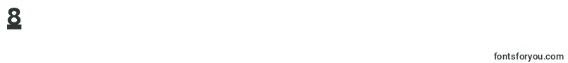 フォントOldsansblackunderline – フォント数字8