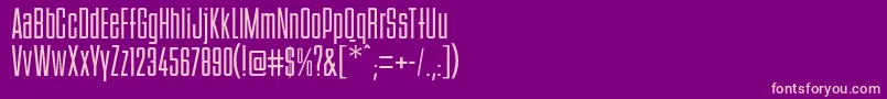 BstyleR Font – Pink Fonts on Purple Background