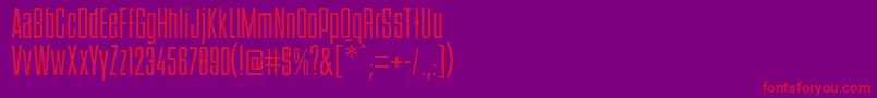 BstyleR Font – Red Fonts on Purple Background