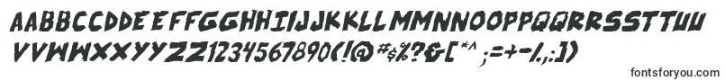 SkrunchItalic Font – Tall Fonts