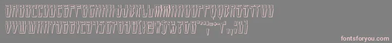 Swordtooth3D Font – Pink Fonts on Gray Background