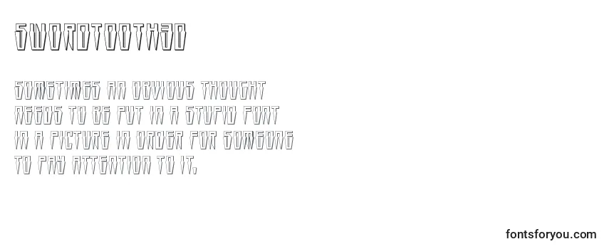 Review of the Swordtooth3D Font