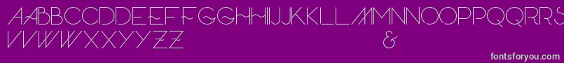 Skandar-Schriftart – Grüne Schriften auf violettem Hintergrund