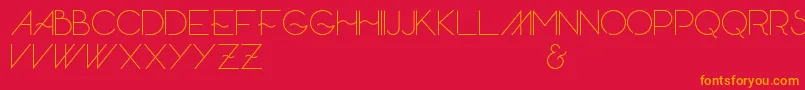 Подробнее о шрифте Skandar Шрифт Skandar – оранжевые шрифты на красном фоне