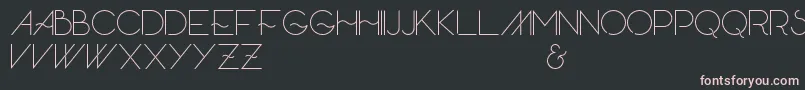 Skandar Font – Pink Fonts on Black Background